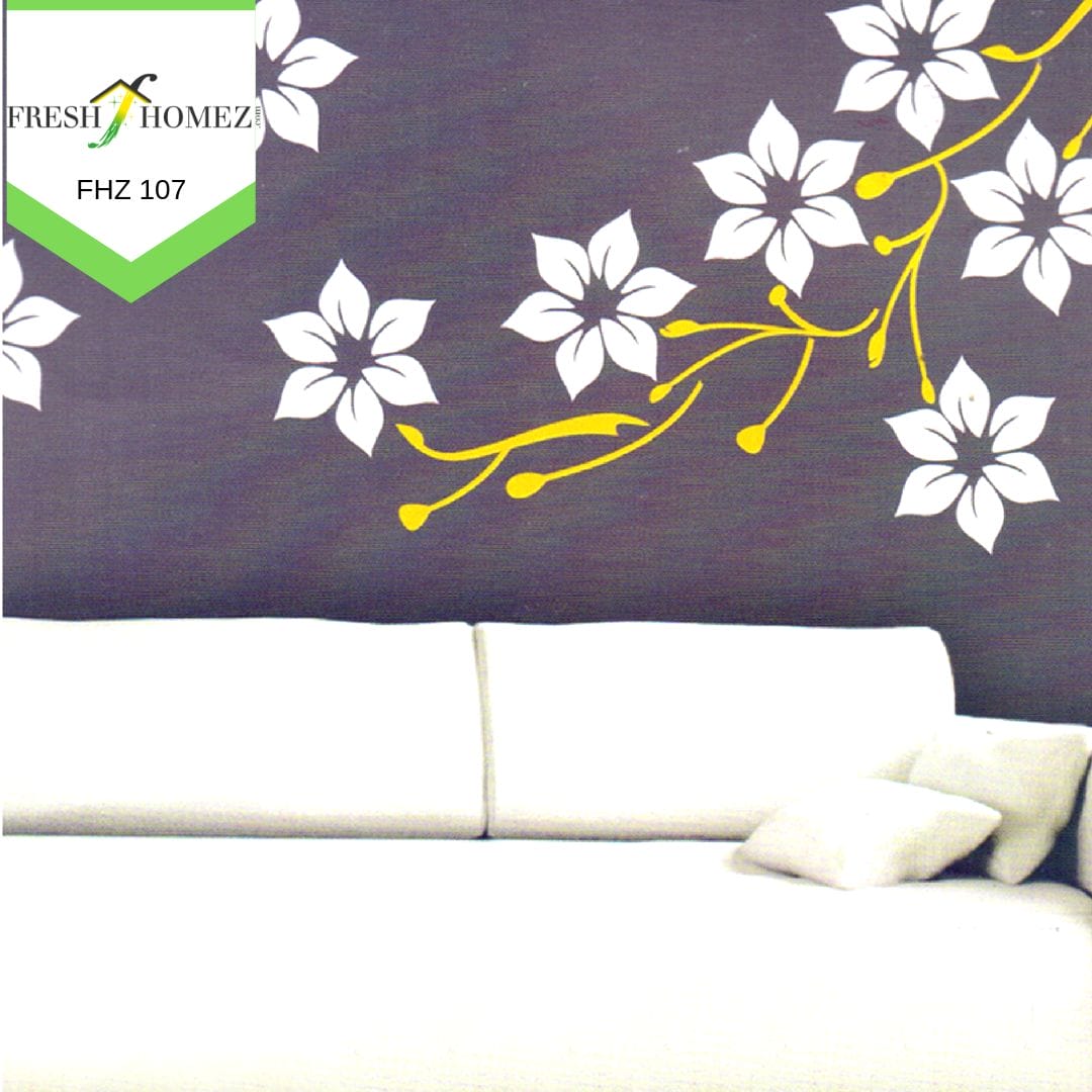 30 Stencil Paint Designs On Wall collection for living rooms & bedrooms