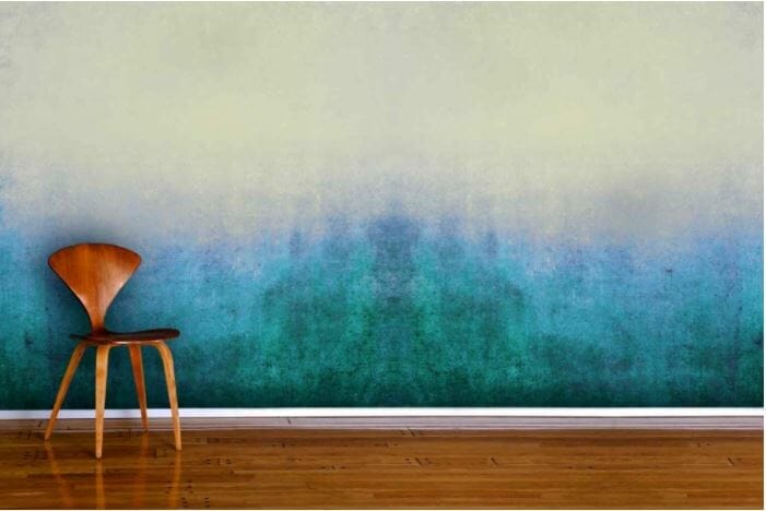 ombre wall painting